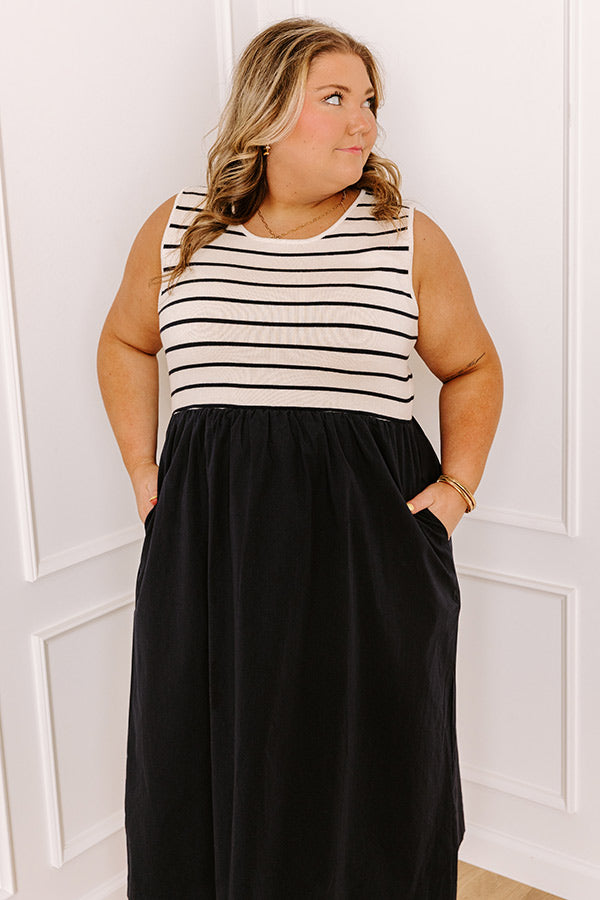 Santa Monica Pier Stripe Midi Curves Image 2