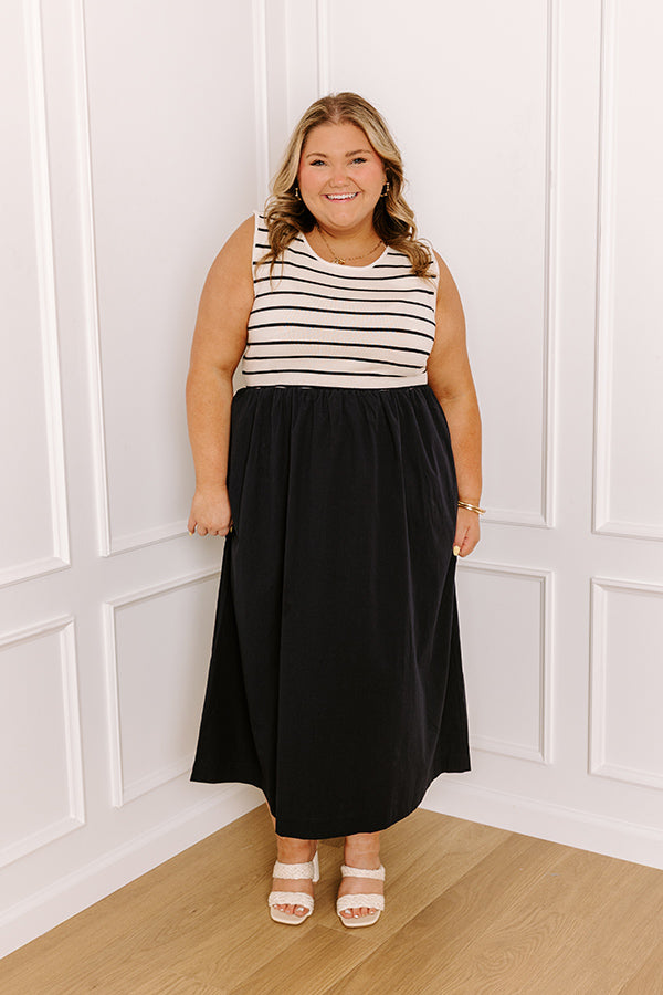 Santa Monica Pier Stripe Midi Curves Image 4
