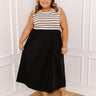 Santa Monica Pier Stripe Midi Curves Image 1
