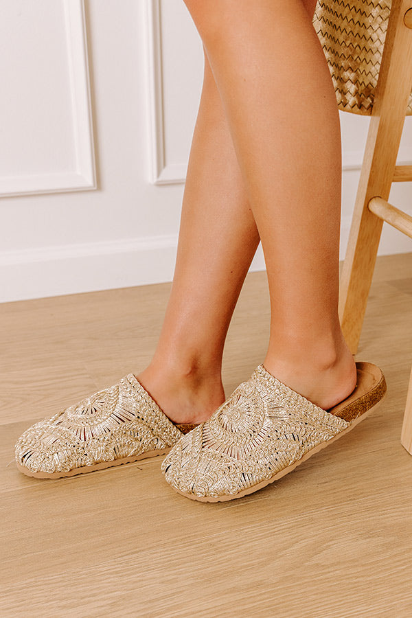 The Lilah Metallic Clogs Image 1