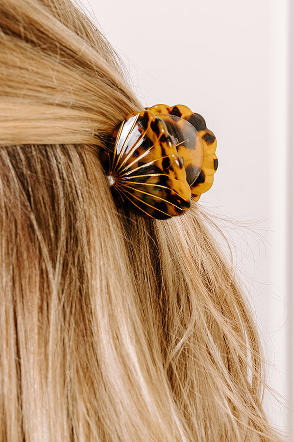 Seashells And Sunshine Hair Claw Clip in Tortoiseshell  Image 2