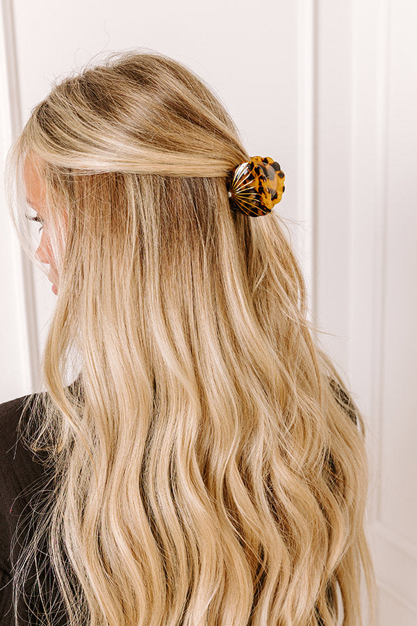 Seashells And Sunshine Hair Claw Clip in Tortoiseshell  Image 1