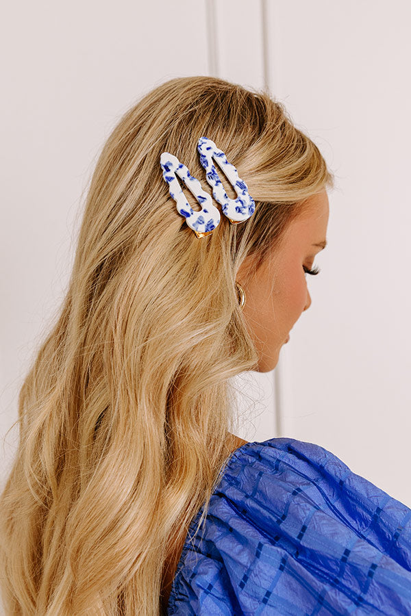 Easy To Style Hair Clip in Blue Image - 1