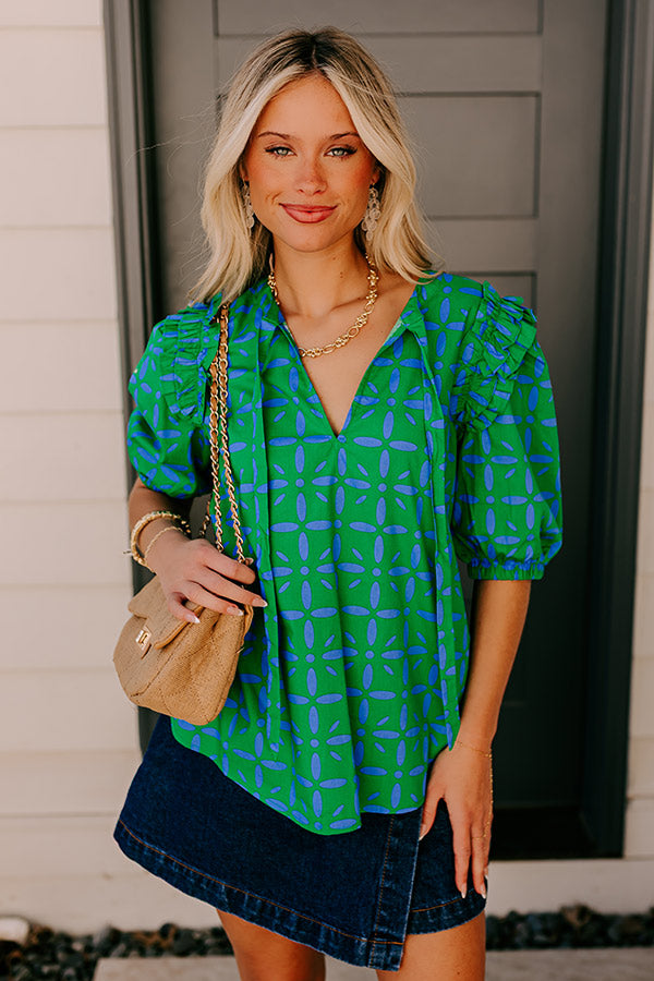 Polished Perfection Floral Top Image 1