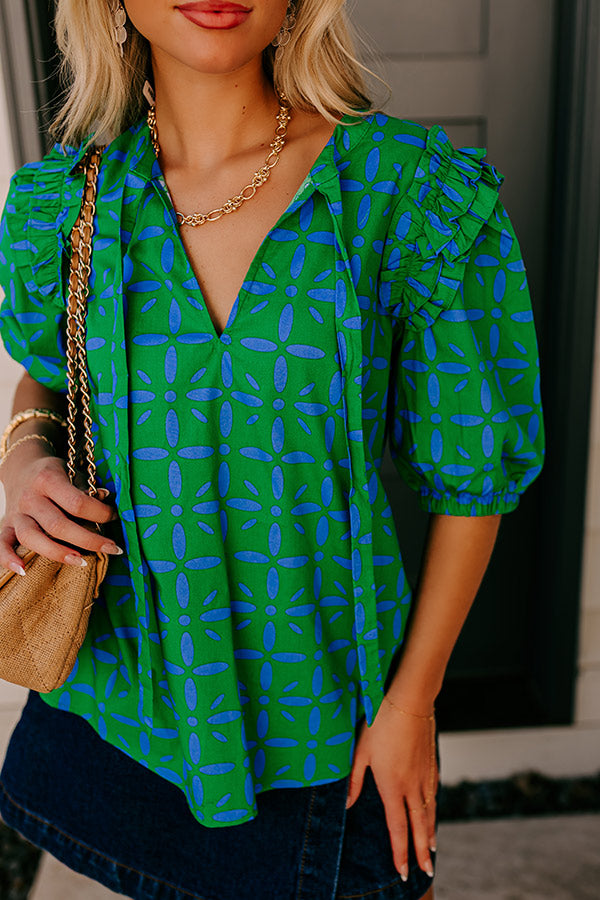 Polished Perfection Floral Top Image 2