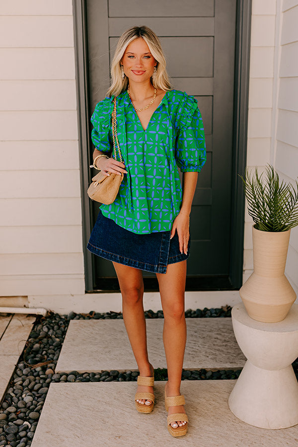 Polished Perfection Floral Top Image 3