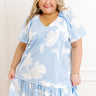 Serene Moment Floral Mini Dress Curves Image 1