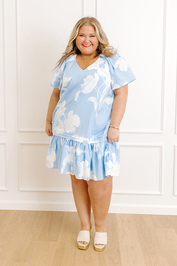 Serene Moment Floral Mini Dress Curves Image 4