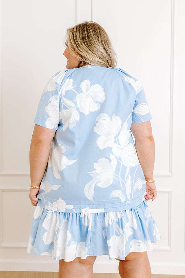 Serene Moment Floral Mini Dress Curves Image 5