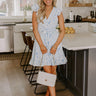 Charmed Evening Eyelet Mini Dress Image - 1