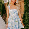 Night At The Louvre Floral Mini Dress Image - 1