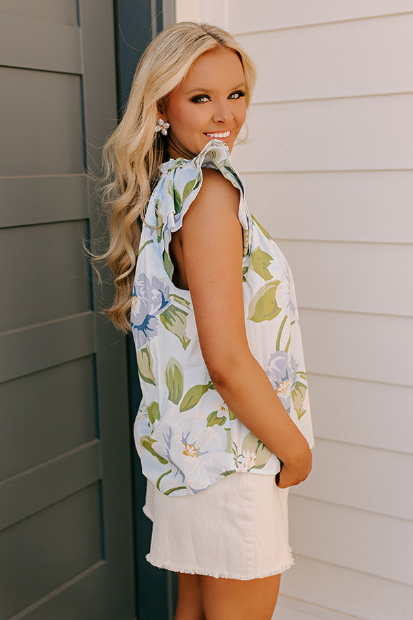 Peony Daydream Floral Top Image - 3