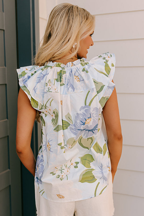 Peony Daydream Floral Top Image - 5