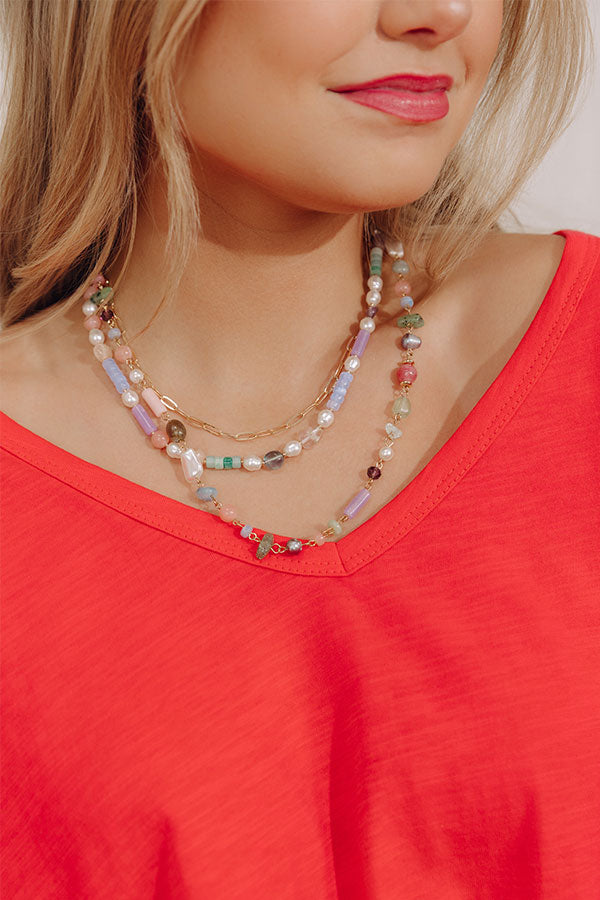 Coastal Charisma Layered Necklace Image - 1