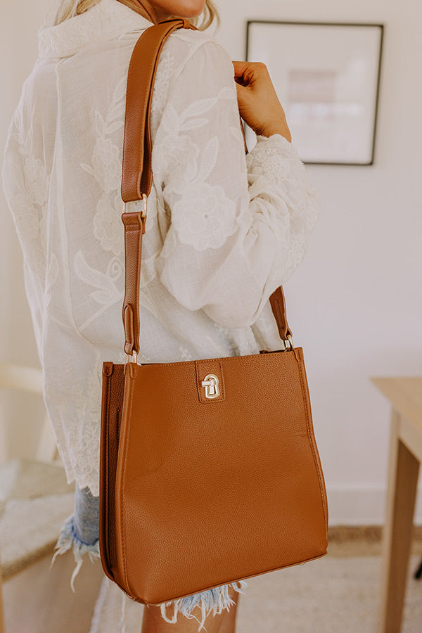 Social Club Faux Leather Tote Image 1