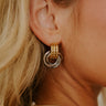 Metropolitan Muse 2-Tone Earrings Image 2