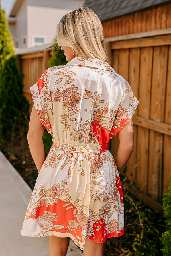 Cruise Ready Floral Mini Dress  Image 4