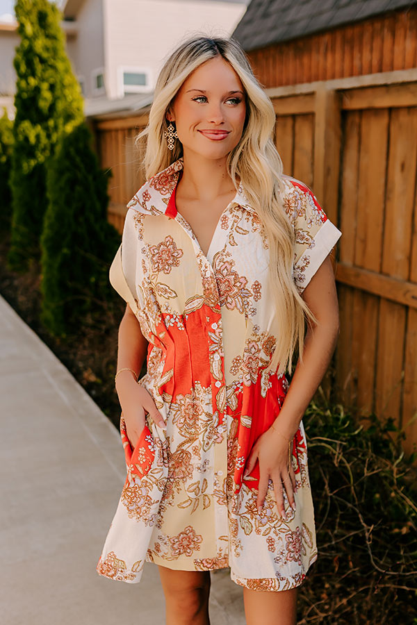 Cruise Ready Floral Mini Dress  Image 2