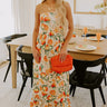 On Holiday Maxi Dress in Orange Image 1