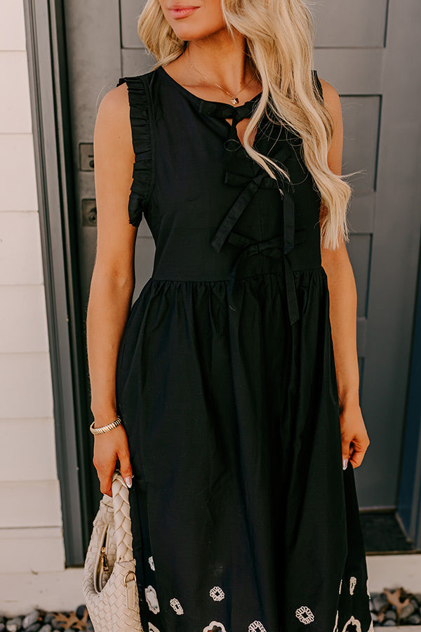 Plaza Market Embroidered Midi Dress Image 2