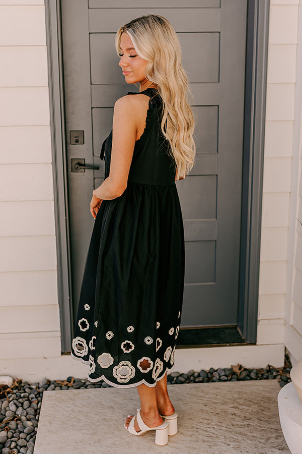 Plaza Market Embroidered Midi Dress Image 3