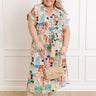 Paradise On The Mind Button Down Midi Dress Curves Image 1