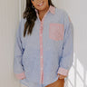 Dockside Dreaming Oversized Stripe Button Up Curves Image 1