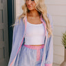 Dockside Dreaming Oversized Stripe Button Up Image - 1
