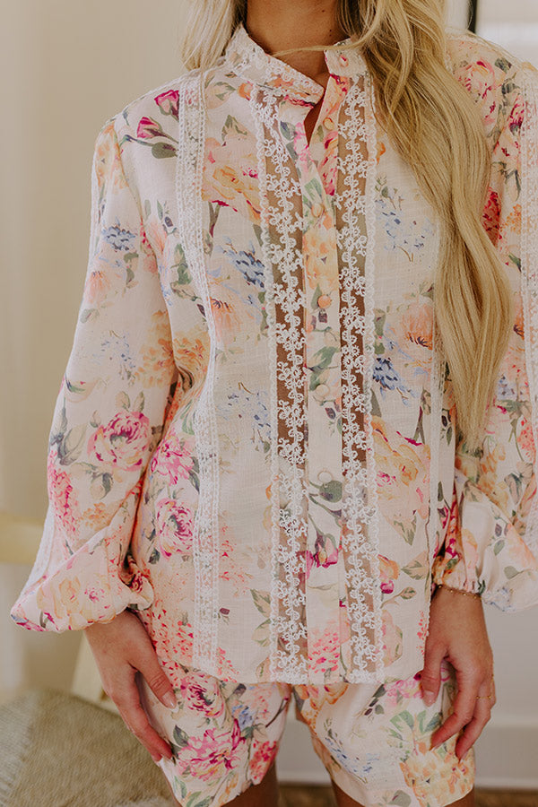 Sweet Garden Floral Button Up Image - 2