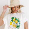 Charming Glance Pearl Embellished Raffia Woven Fedora Image 1