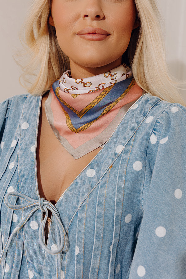 Feeling Giddy Satin Scarf