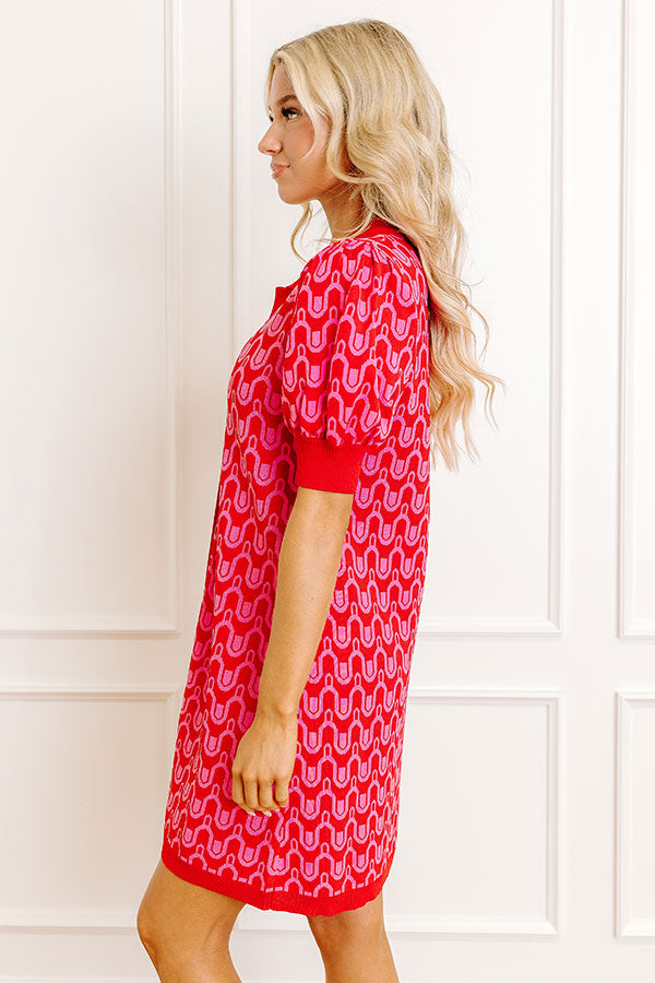 Milan Muse Knit Mini Dress Image 3