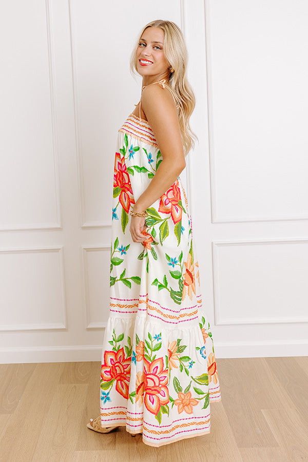 Trip To Cozumel Floral Maxi Dress Image 2