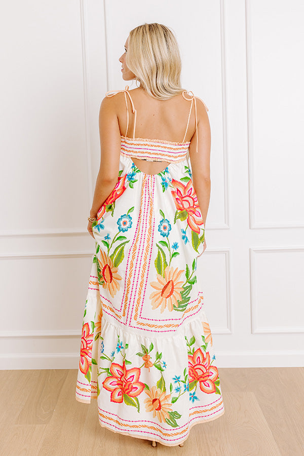 Trip To Cozumel Floral Maxi Dress Image 4