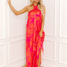 Dreamy Gaze Satin Maxi Dress Image 1