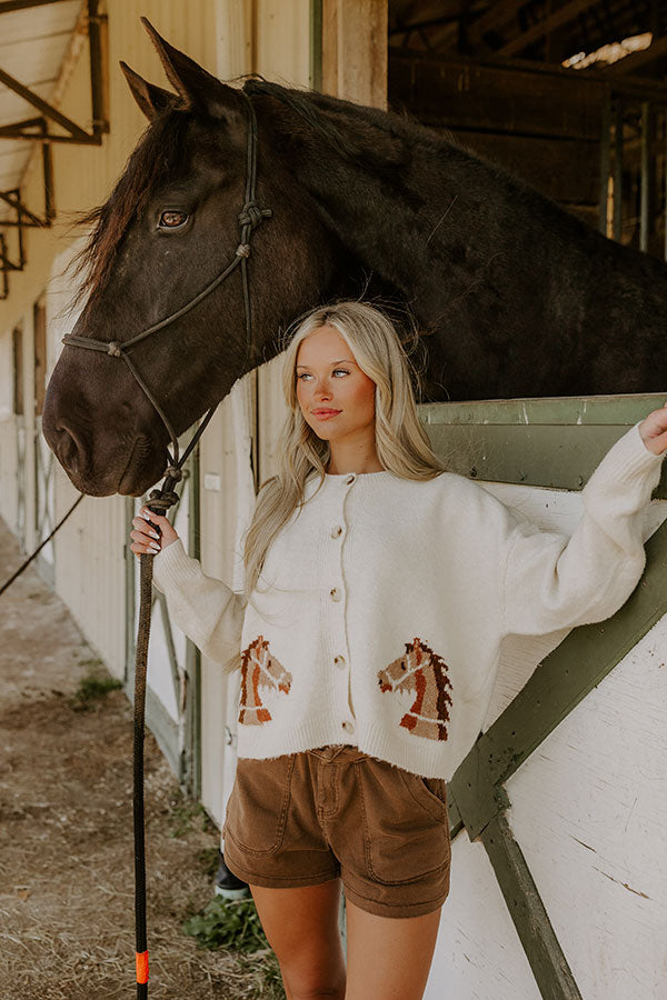 Hold Your Horses Knit Cardigan Image 1