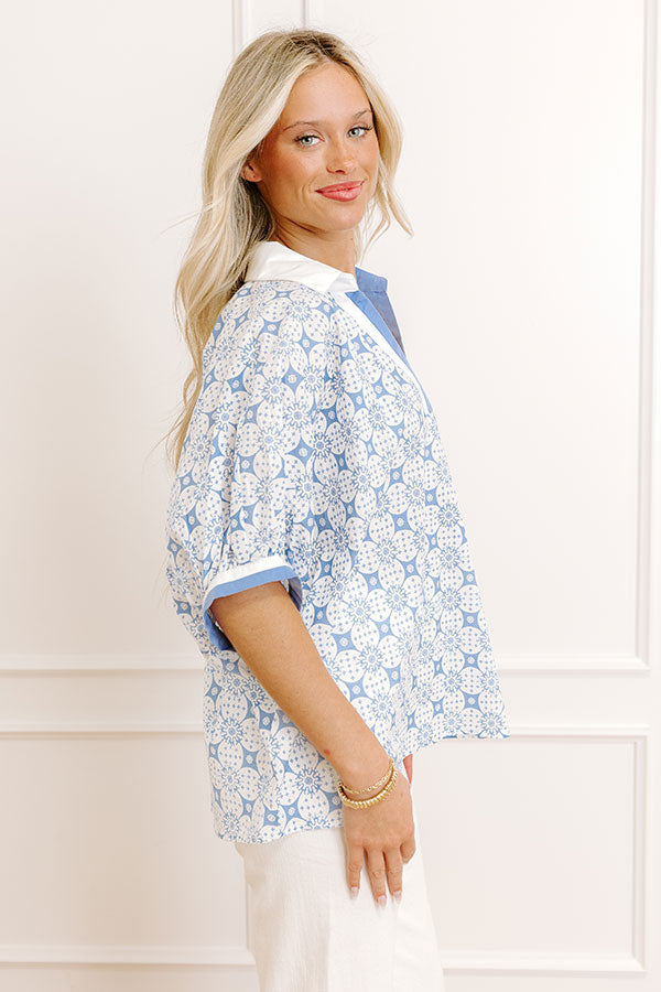 Graceful Smile Floral Top Image 3