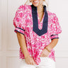 Sonoma Charm Floral Top in Pink Image 1