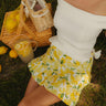 Love And Limoncello High Waist Linen-Blend Mini Skirt Image - 1