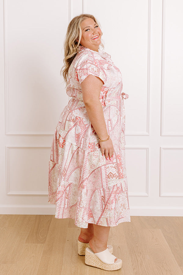 Radiant Garden Floral Maxi Dress Curves Image 4