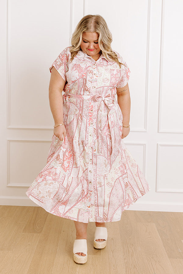 Radiant Garden Floral Maxi Dress Curves Image 1