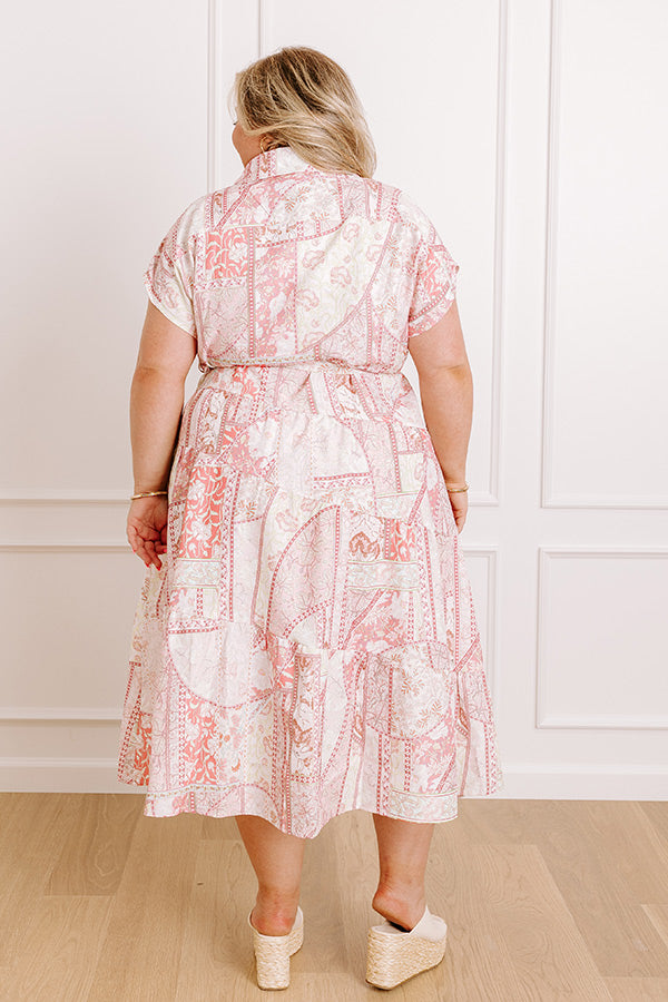 Radiant Garden Floral Maxi Dress Curves Image 5