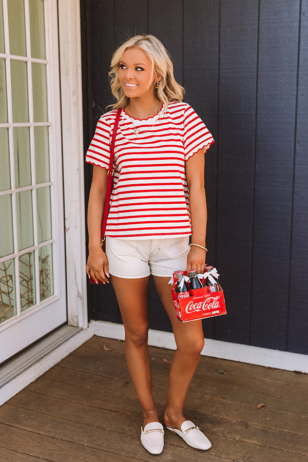 Dockside Charm Stripe Top Image 2