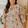 Dahlia Daydream Floral Top Curves Image 1