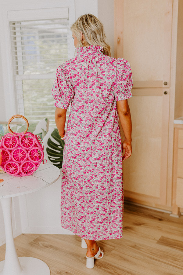 Blooming Views Floral Midi Dress Image 3