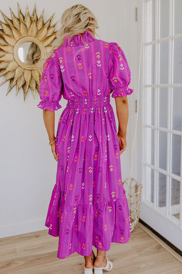 Sunday Chic Floral Midi Dress Image 5