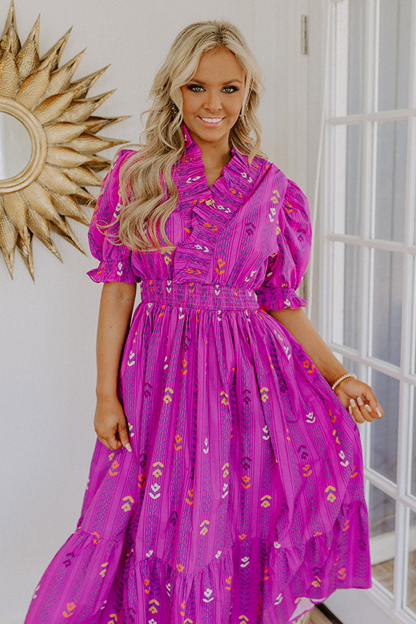 Sunday Chic Floral Midi Dress Image 2