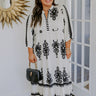 Playa Del Perfection Midi Dress in Cream Curves Image 1