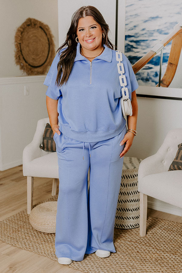 Easygoing Quarter Zip Top Curves Image 2
