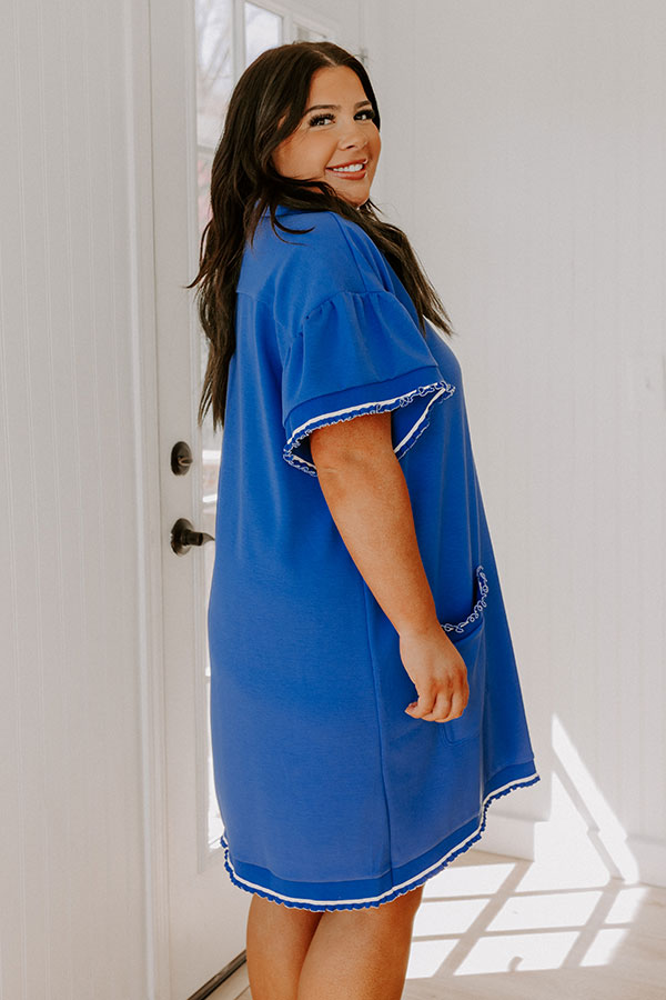 Everyday Ease Ruffled Mini Dress Curves Image 3